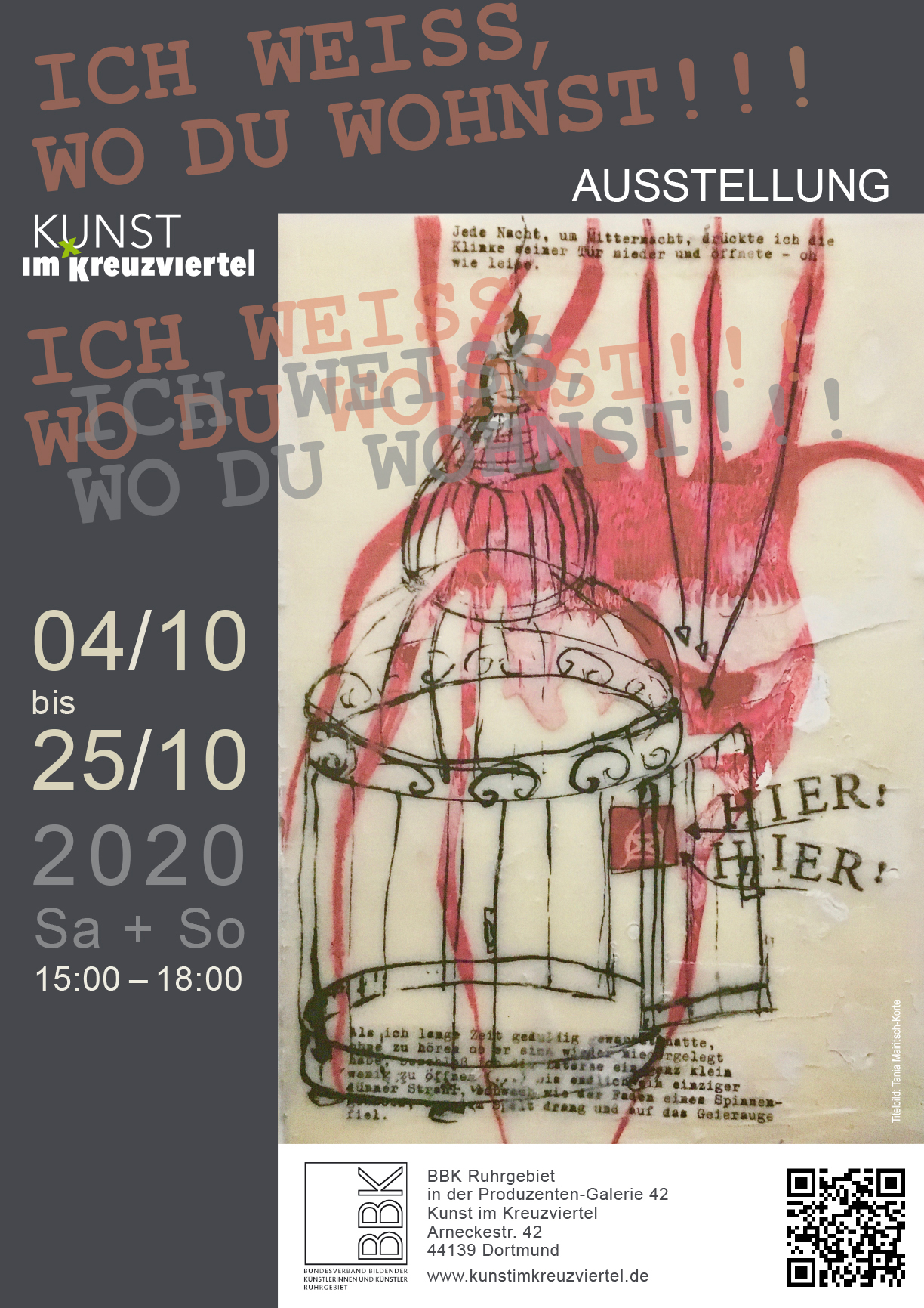 Ausstellung: Ich weiss wo du wohnst
