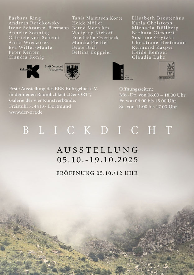Blickdicht - Ausstellung vom 5.10. - 19.10.2025